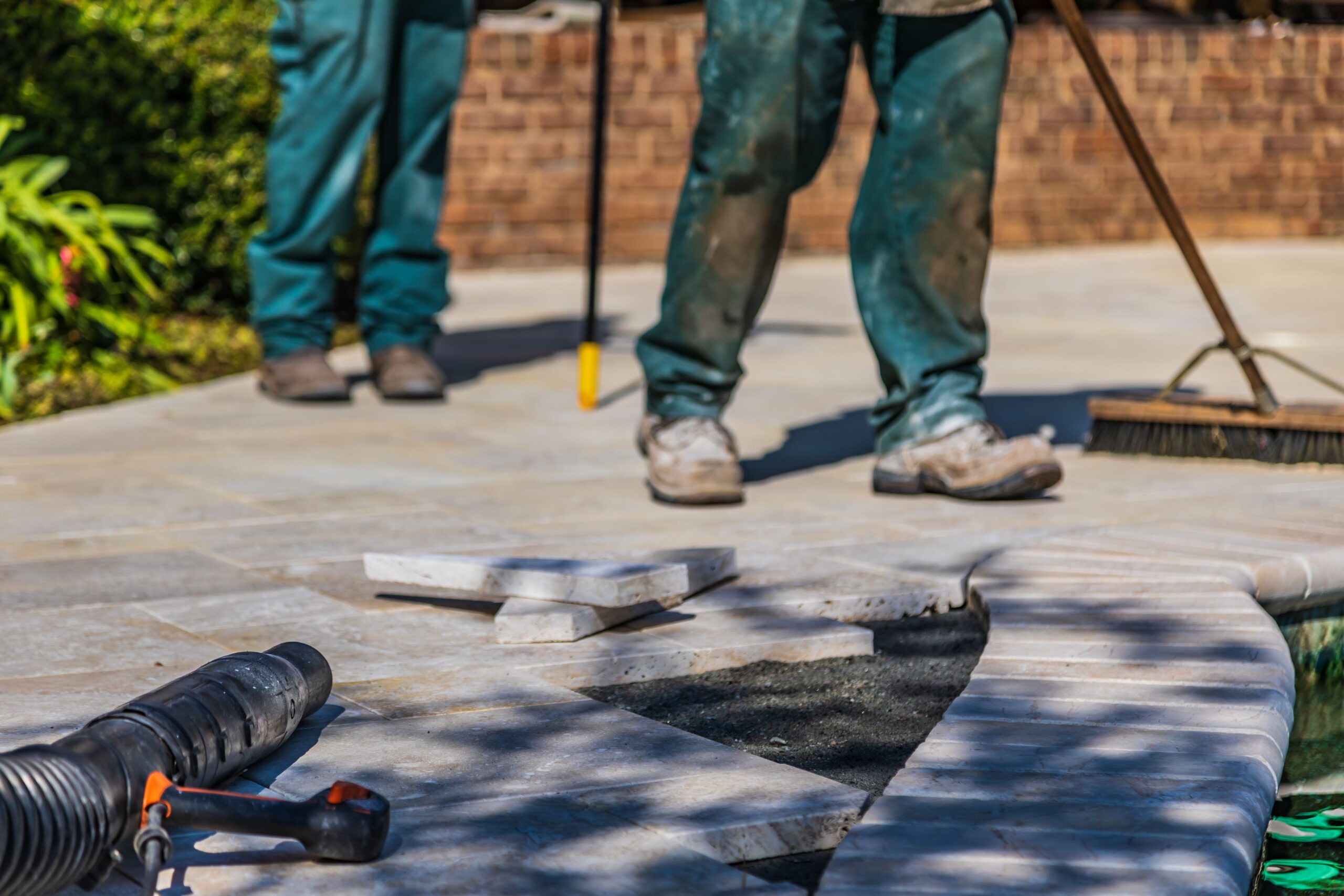 Patio tiling in harlow